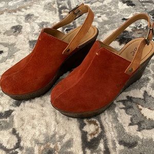 BOC Mules, rust , size 7